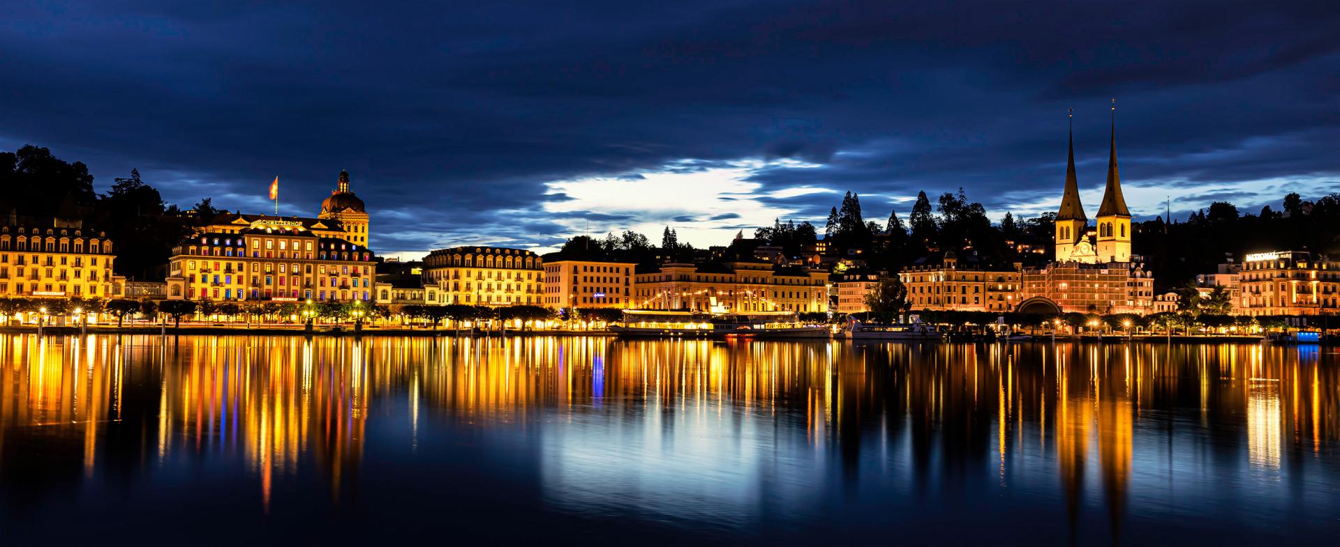 London Photography Awards Winner - LUCERNE in the blue hour
