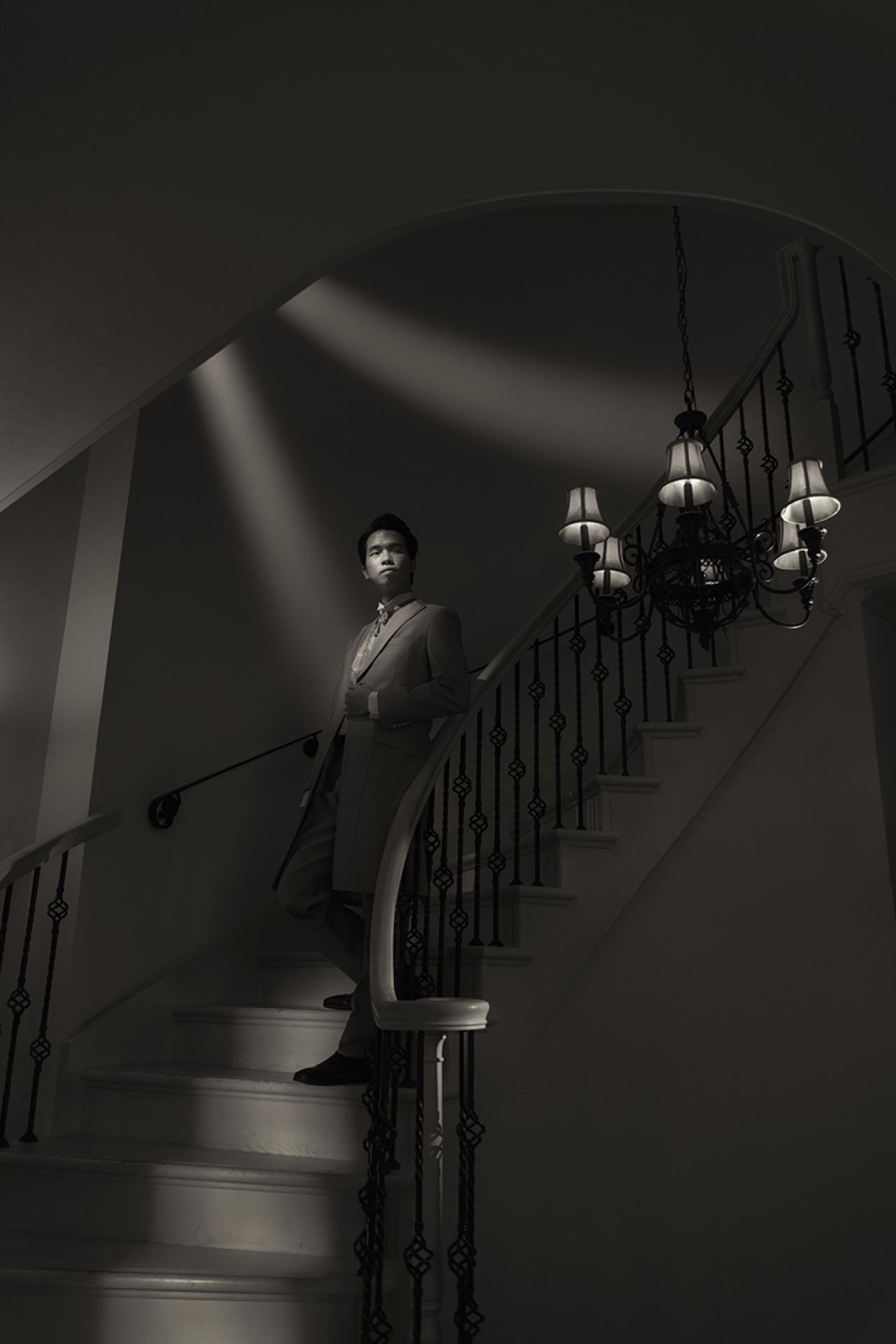 London Photography Awards Winner - Gentlemen and Spiral Staircase