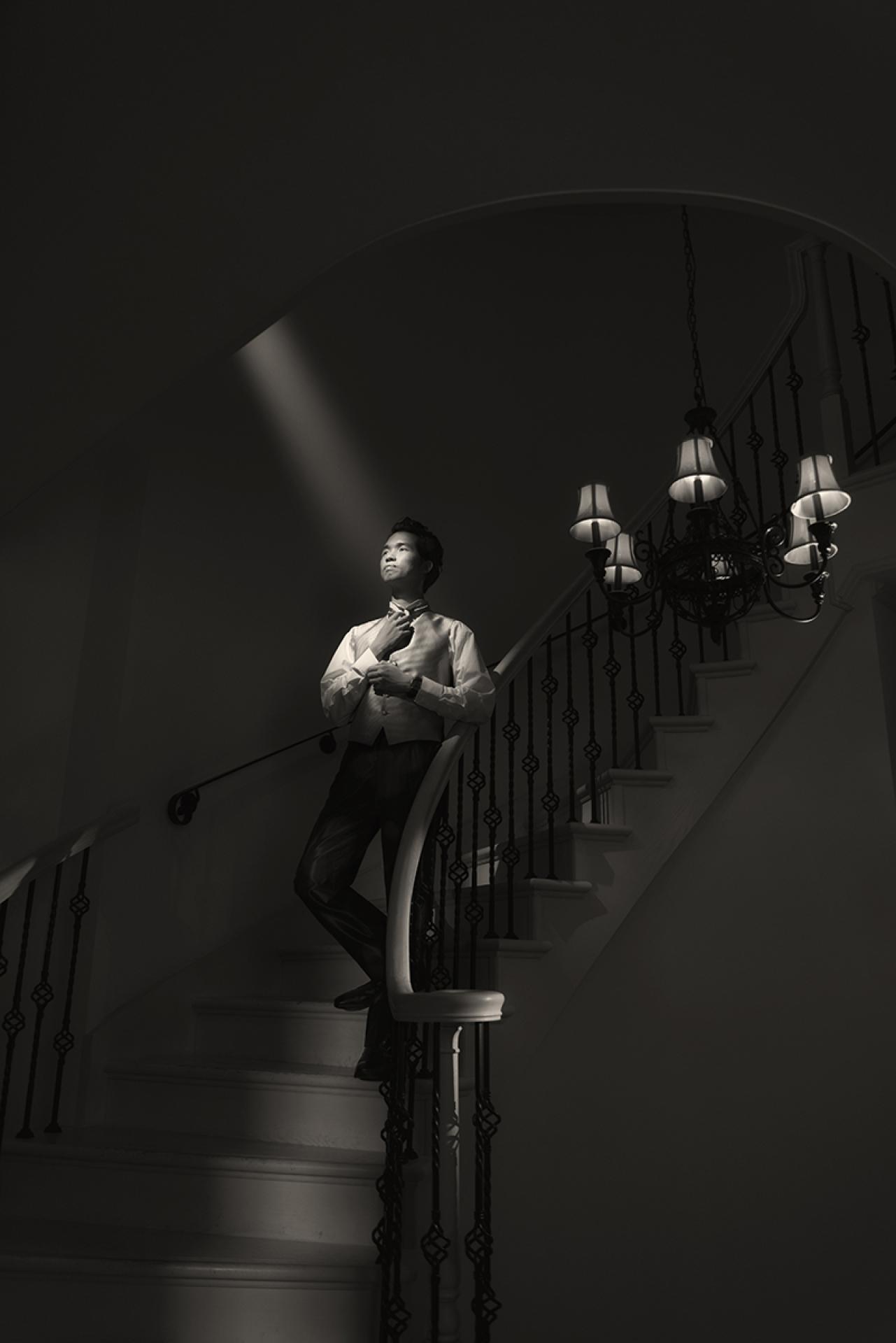 London Photography Awards Winner - Gentlemen and Spiral Staircase