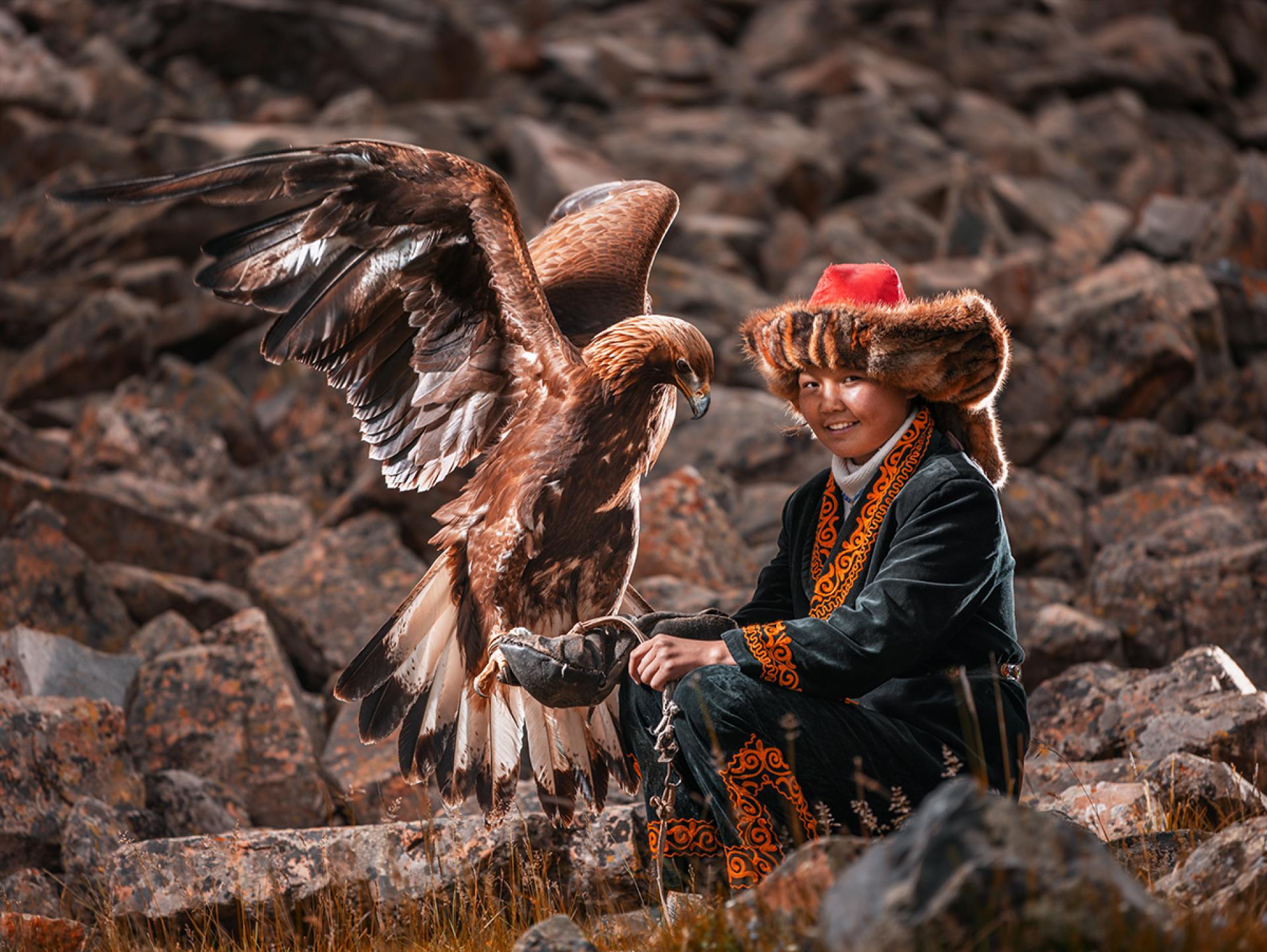 London Photography Awards Winner - Eagle Hunter Lady