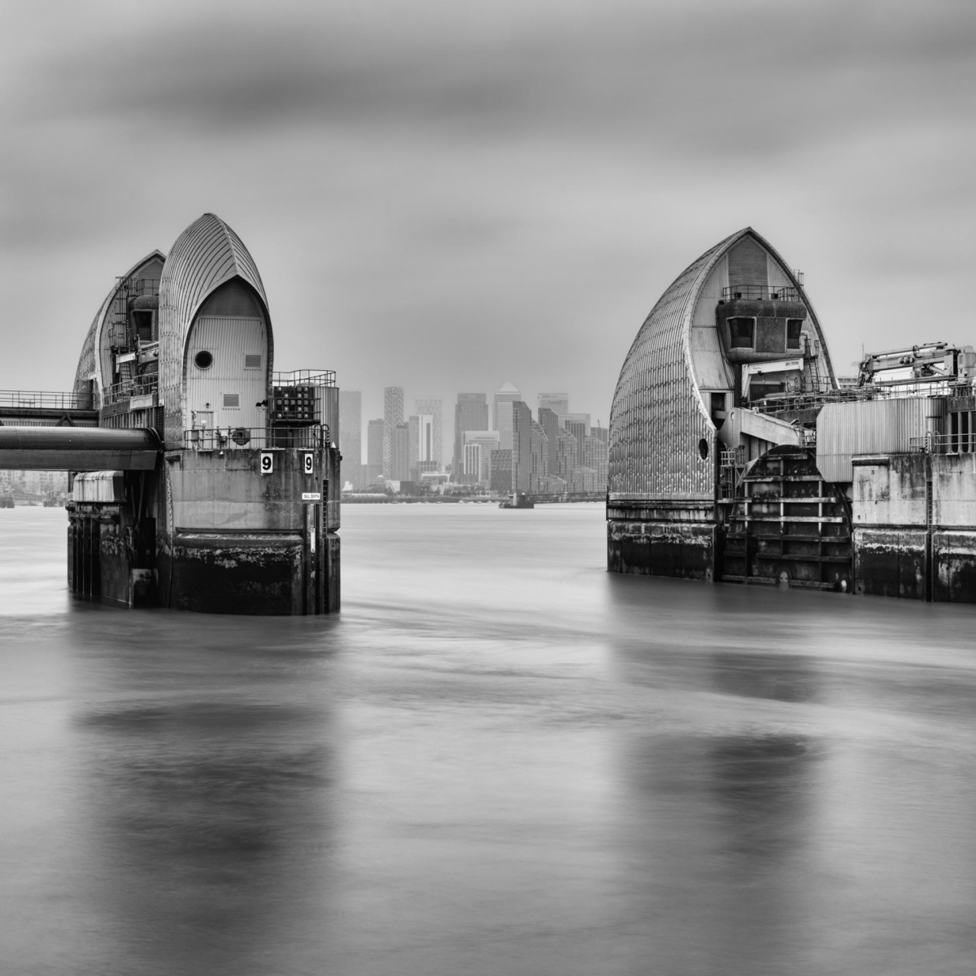 London Photography Awards Winner - Docklands Barrier