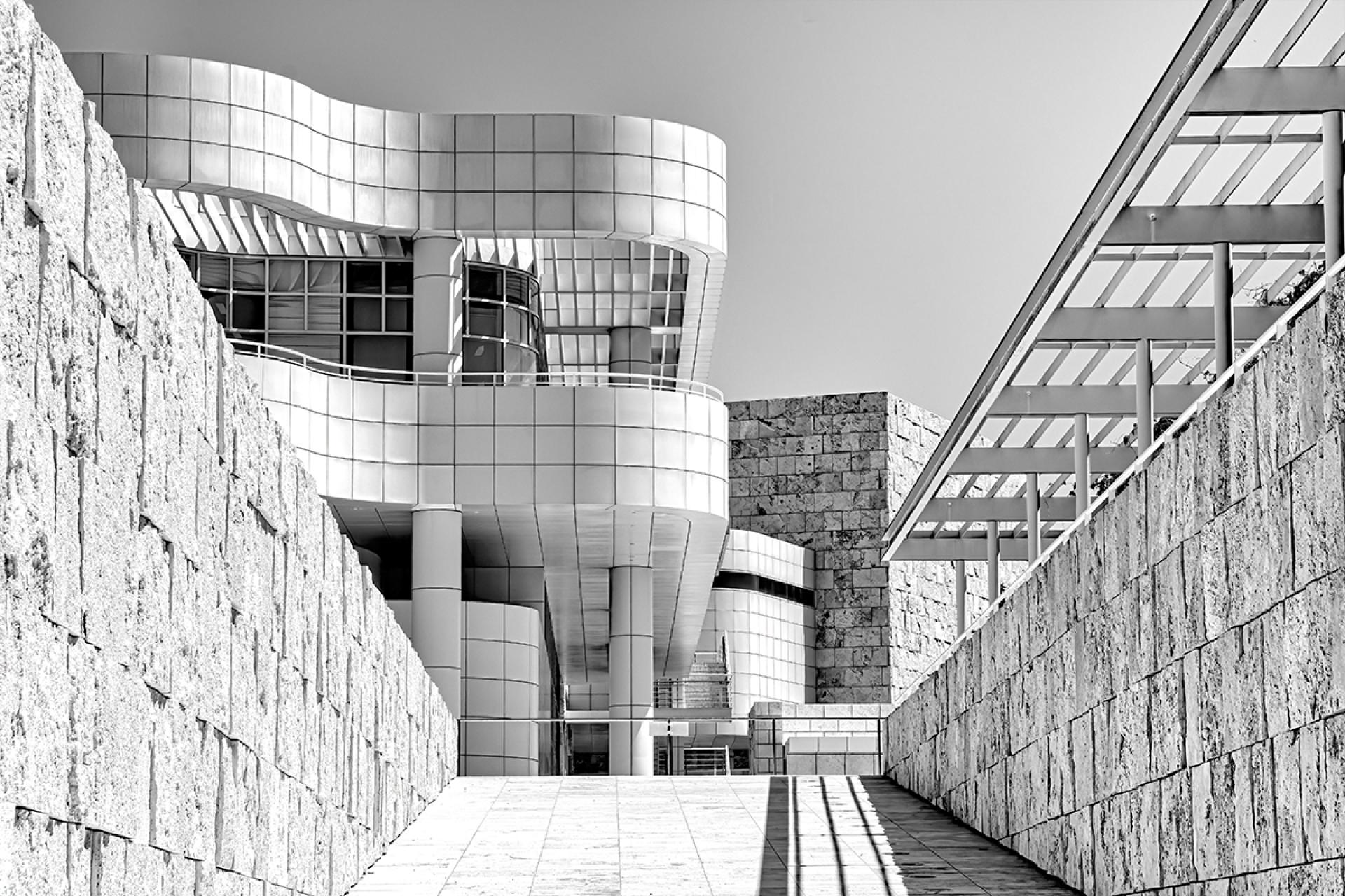 London Photography Awards Winner - Getty Center: Collision of Form and Texture