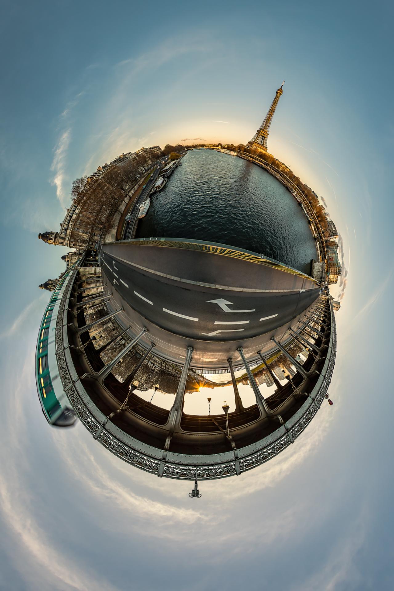 London Photography Awards Winner - Tiny Planet-sur-Seine