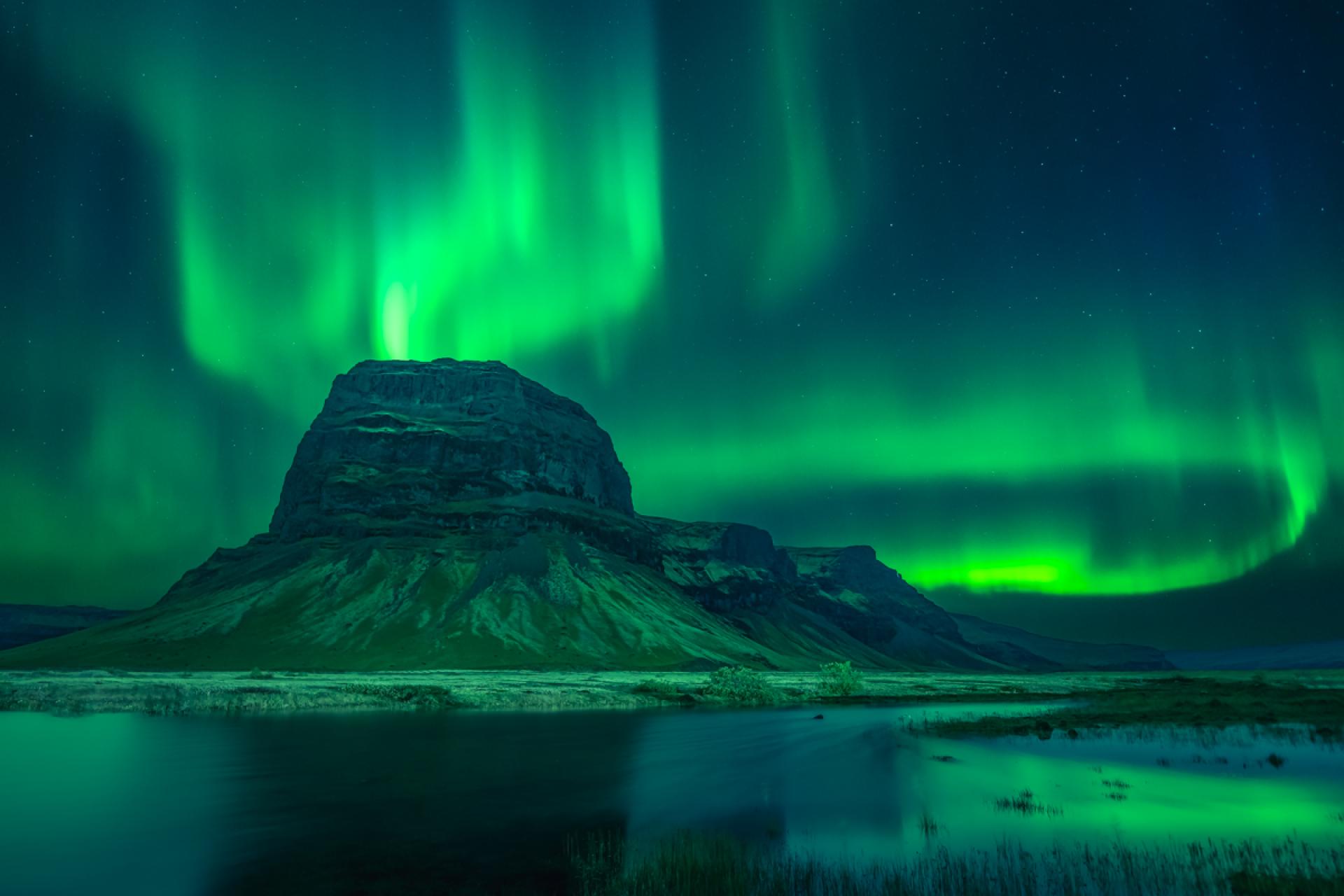 London Photography Awards Winner - Icelandic Rock’s Aurora Dance