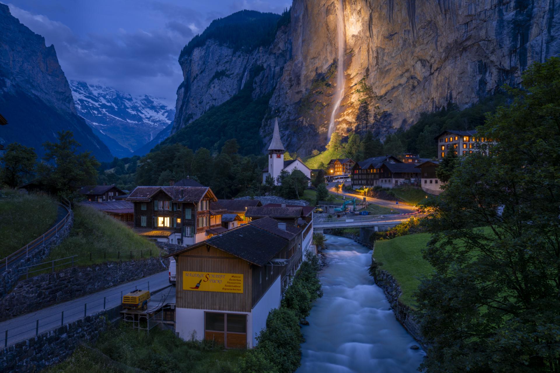 London Photography Awards Winner - Twilight Magic Over Lauterbrunnen