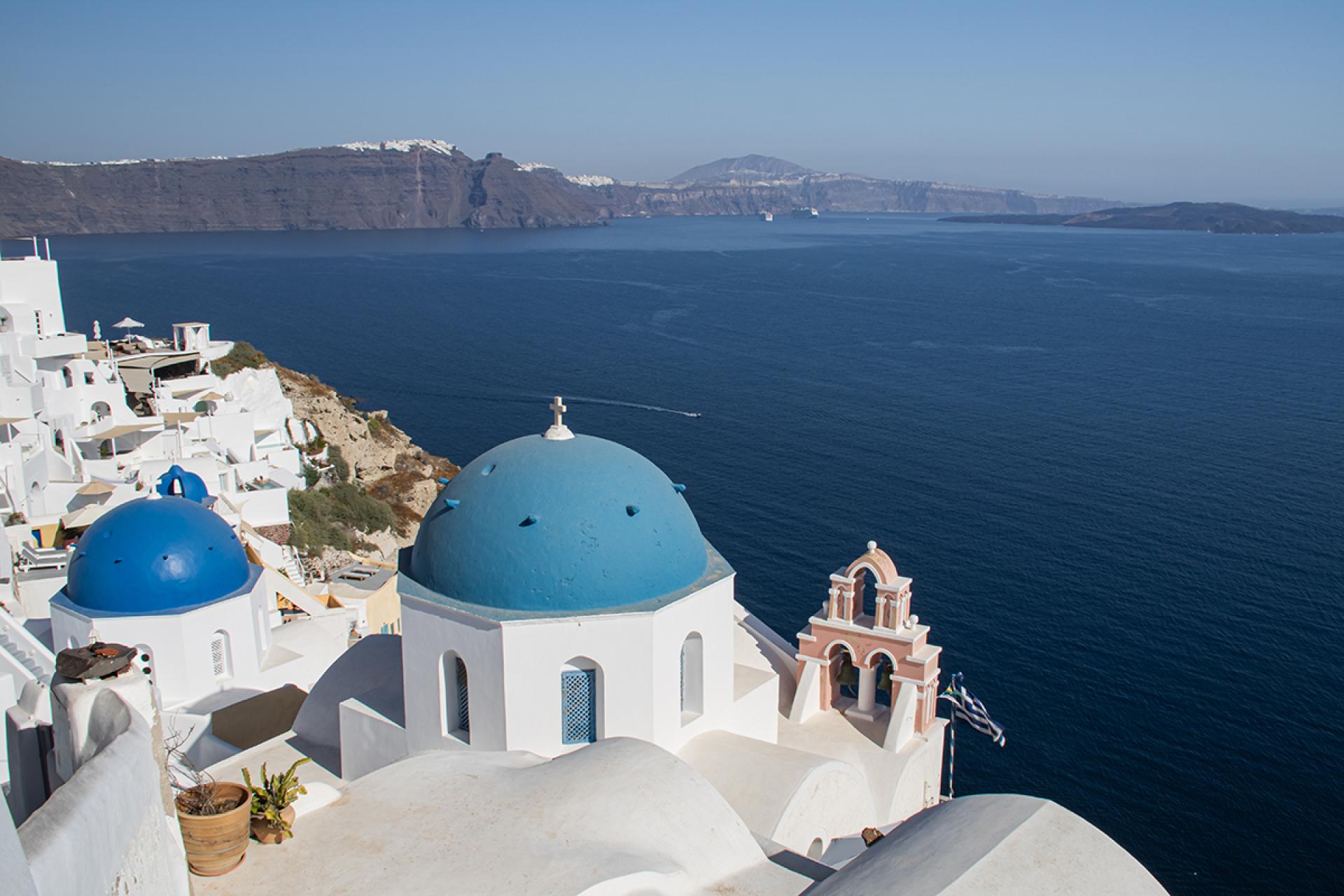 London Photography Awards Winner - Santorini - In White And Blue