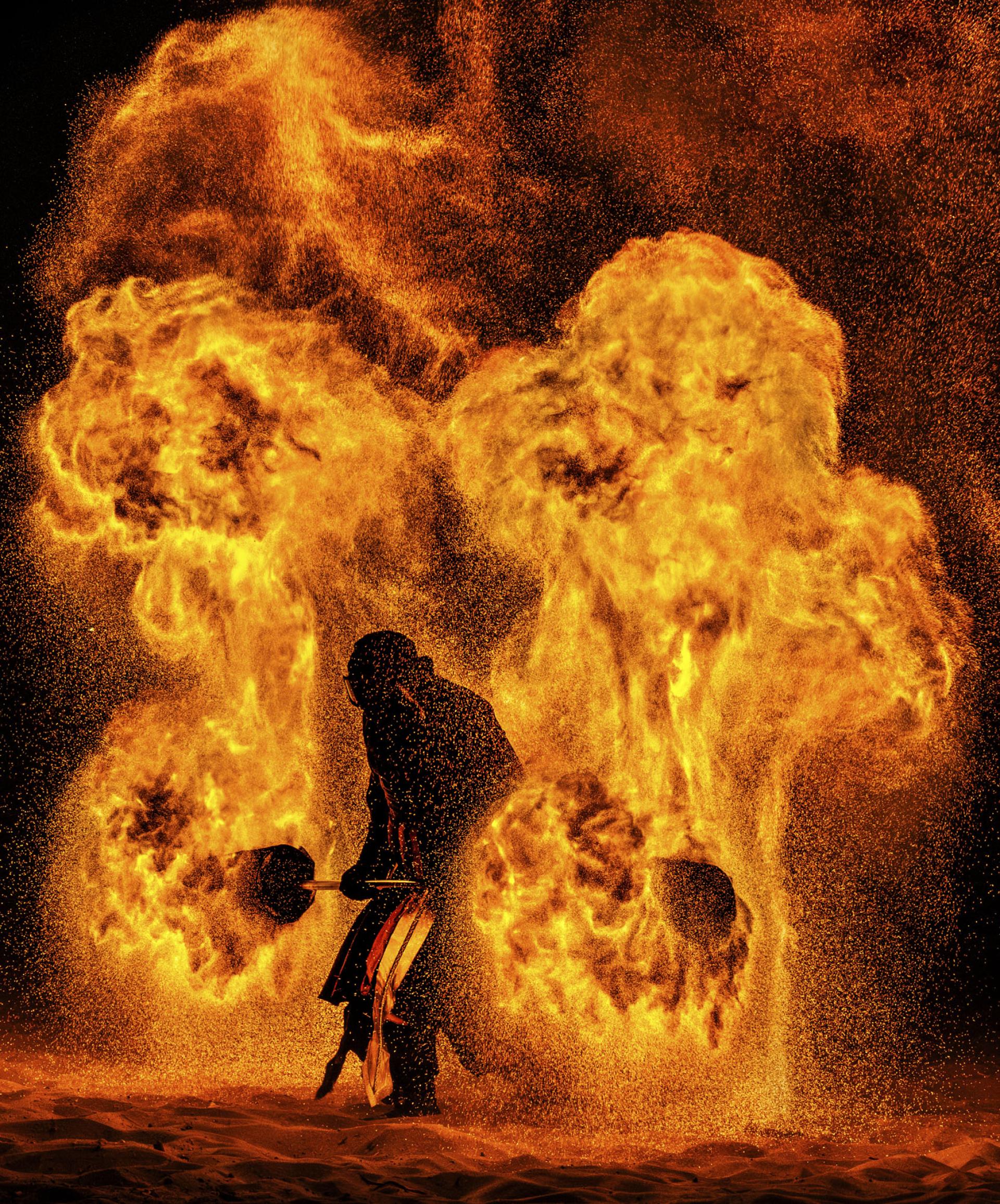 London Photography Awards Winner - Big fire dance