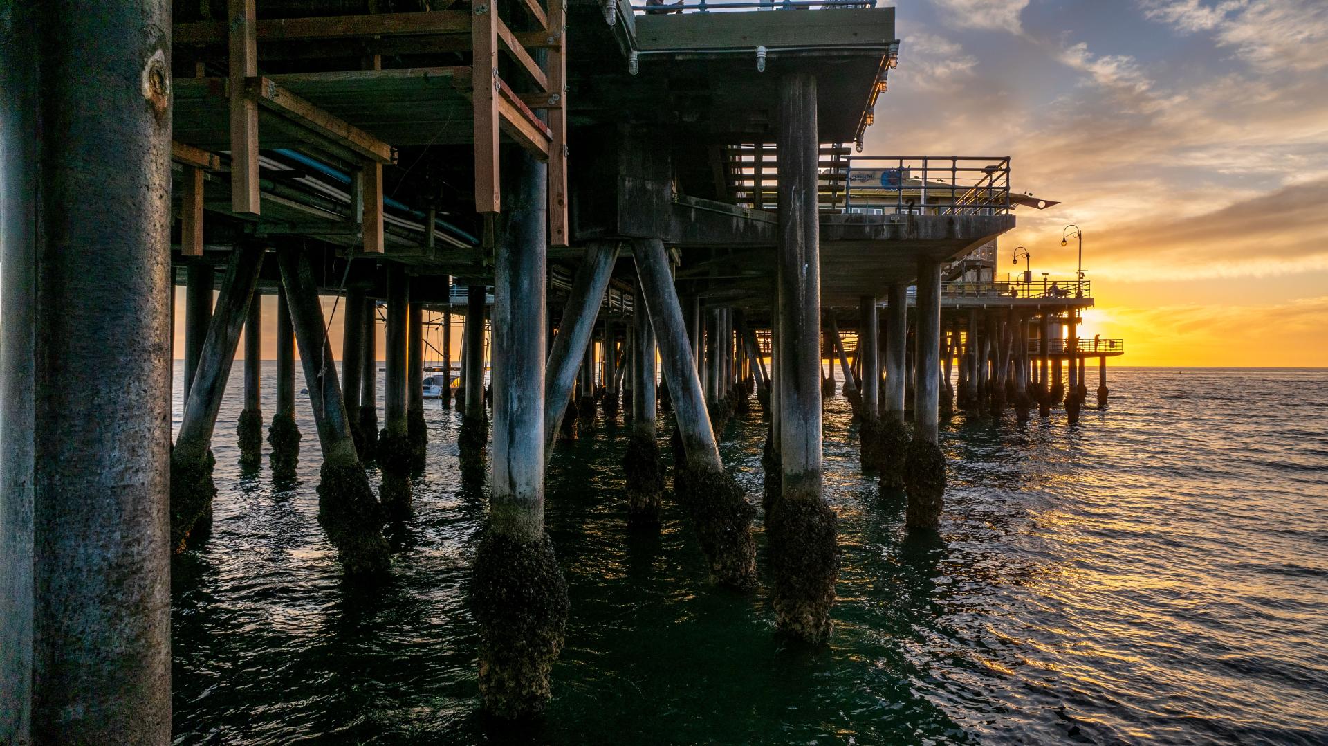 London Photography Awards Winner - Beneath the Santa Monica Pier: Sunset Serenity