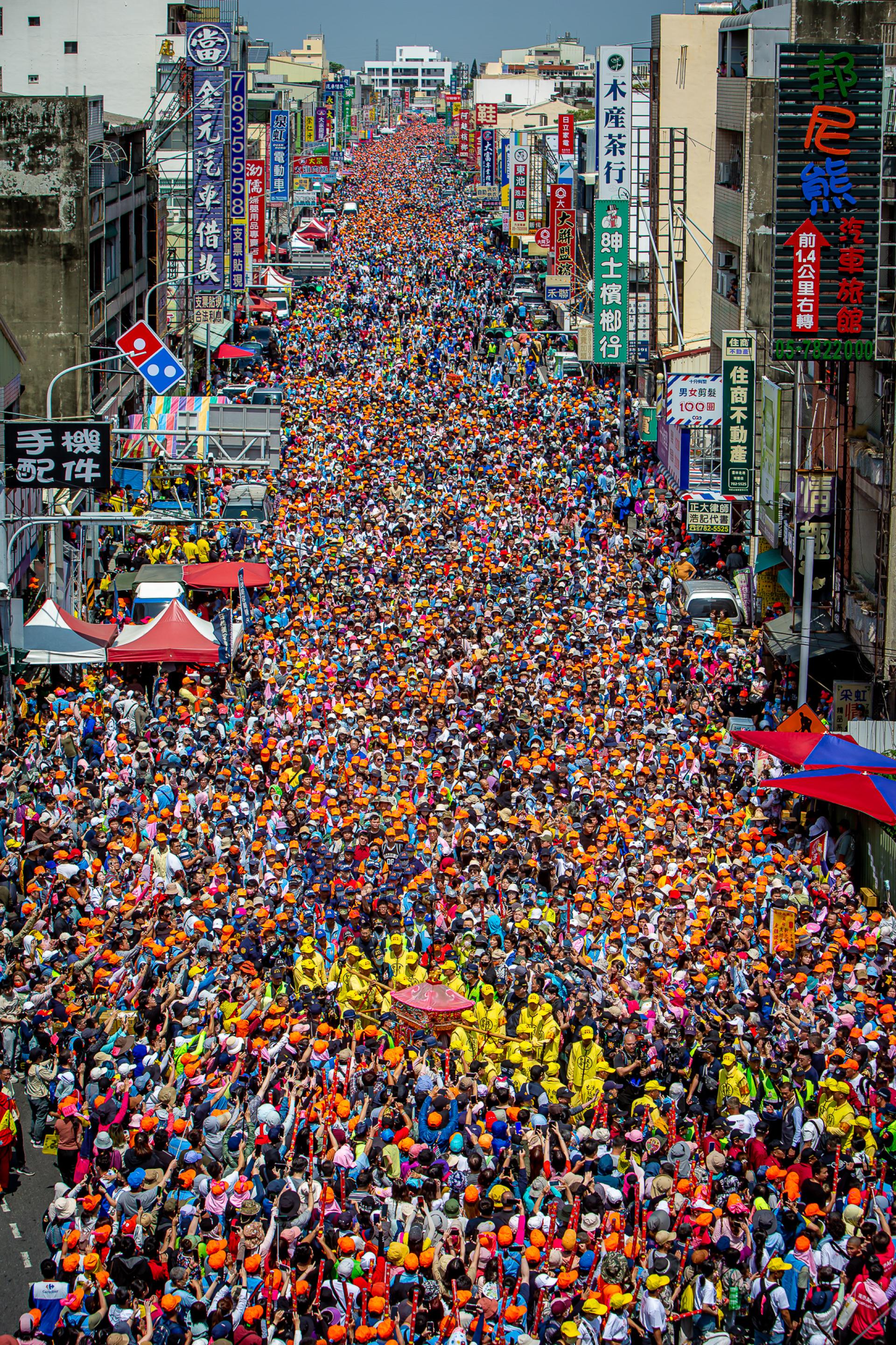 London Photography Awards Winner - The festival of Mazu is crowded of people