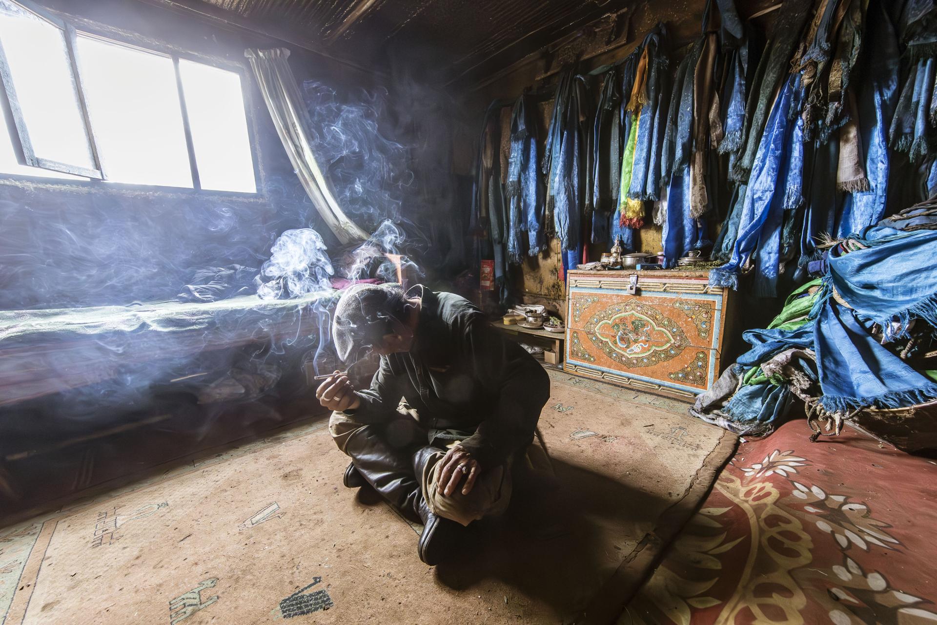 London Photography Awards Winner - Crossing Dimensions: Shaman of Mongolia