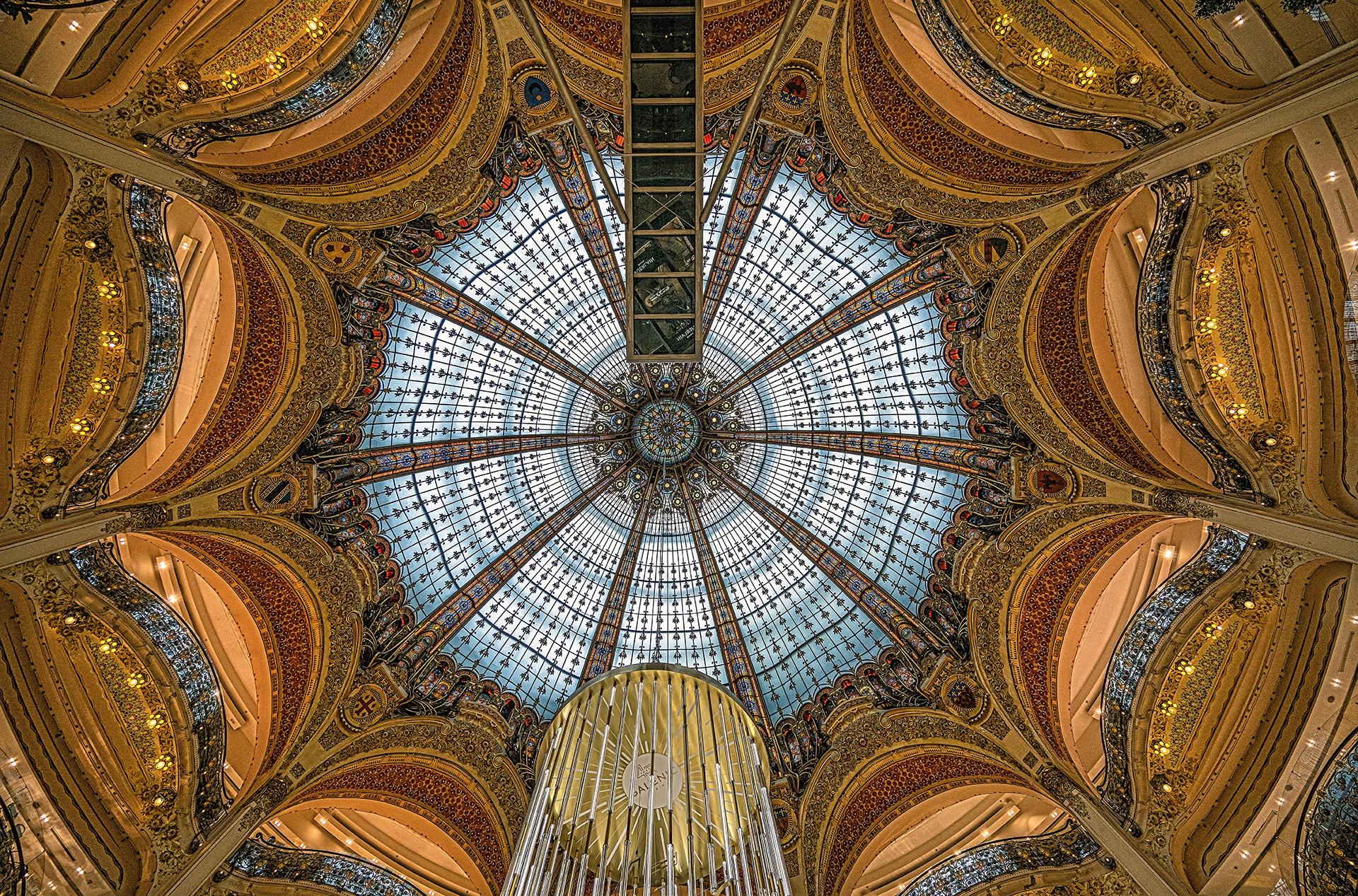 London Photography Awards Winner - Galeries Lafayette Ceiling