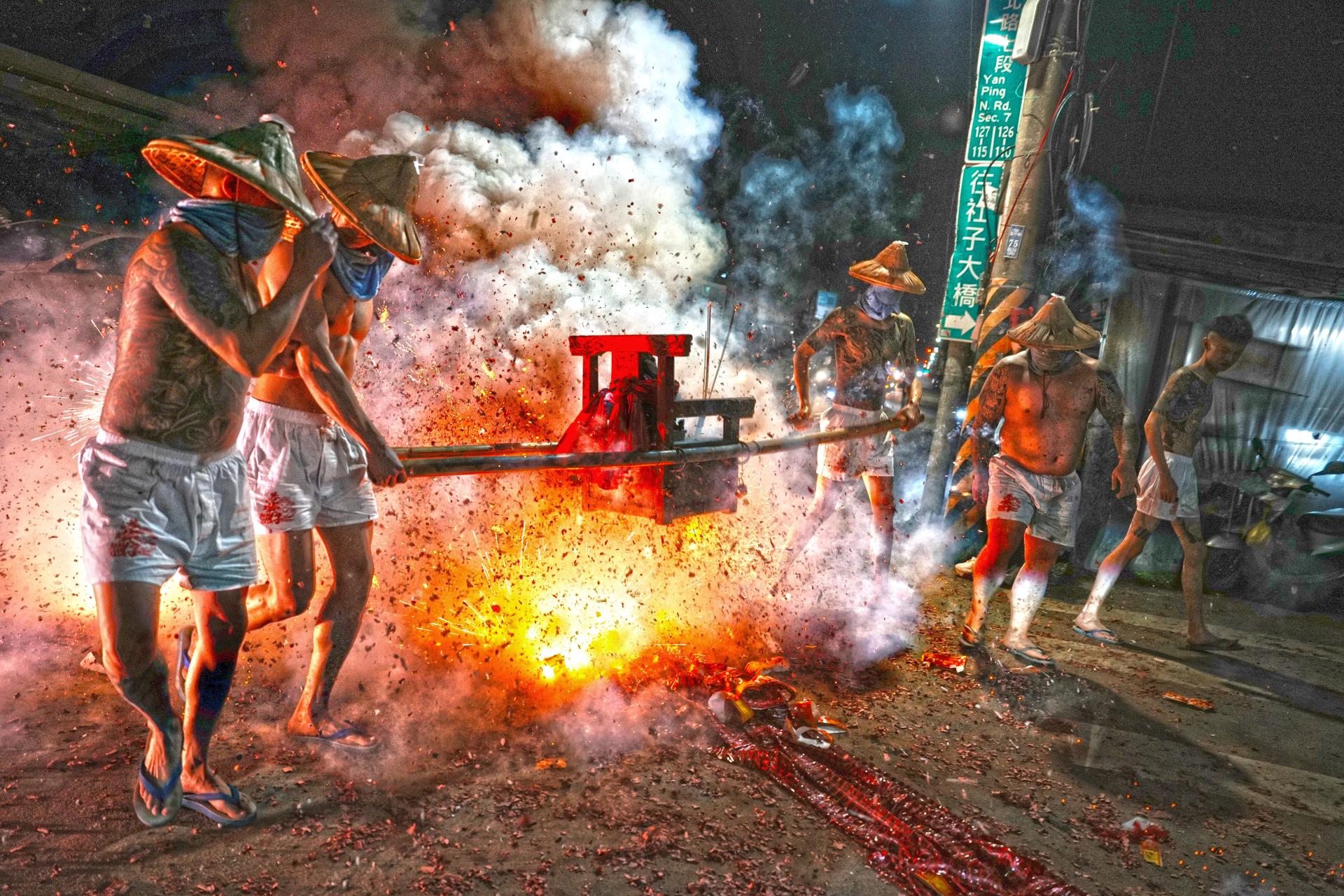 London Photography Awards Winner - Night Parade of the Earth God in Shezidao