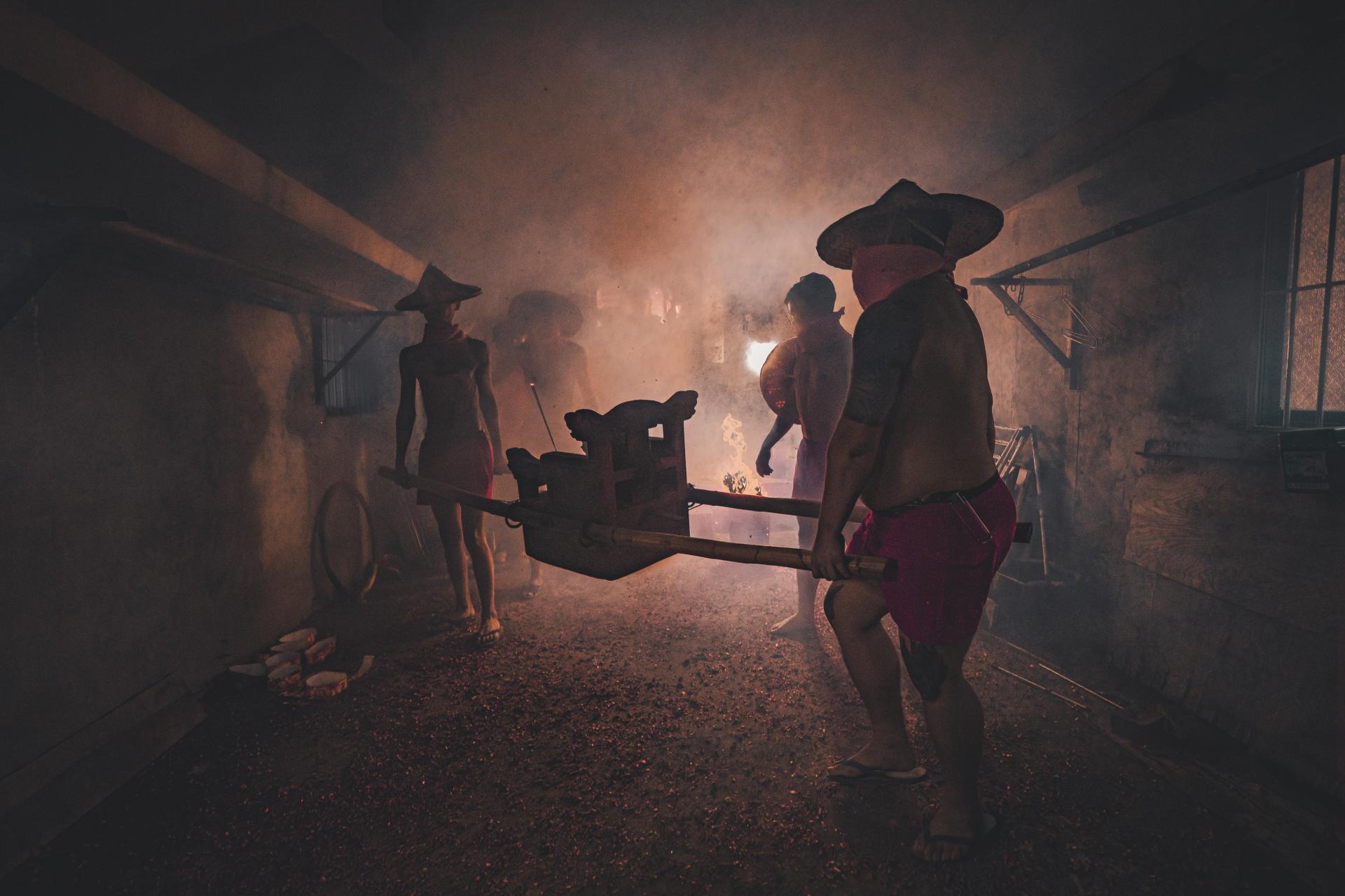 London Photography Awards Winner - The Crimson Baptism: Warriors of Shezidao