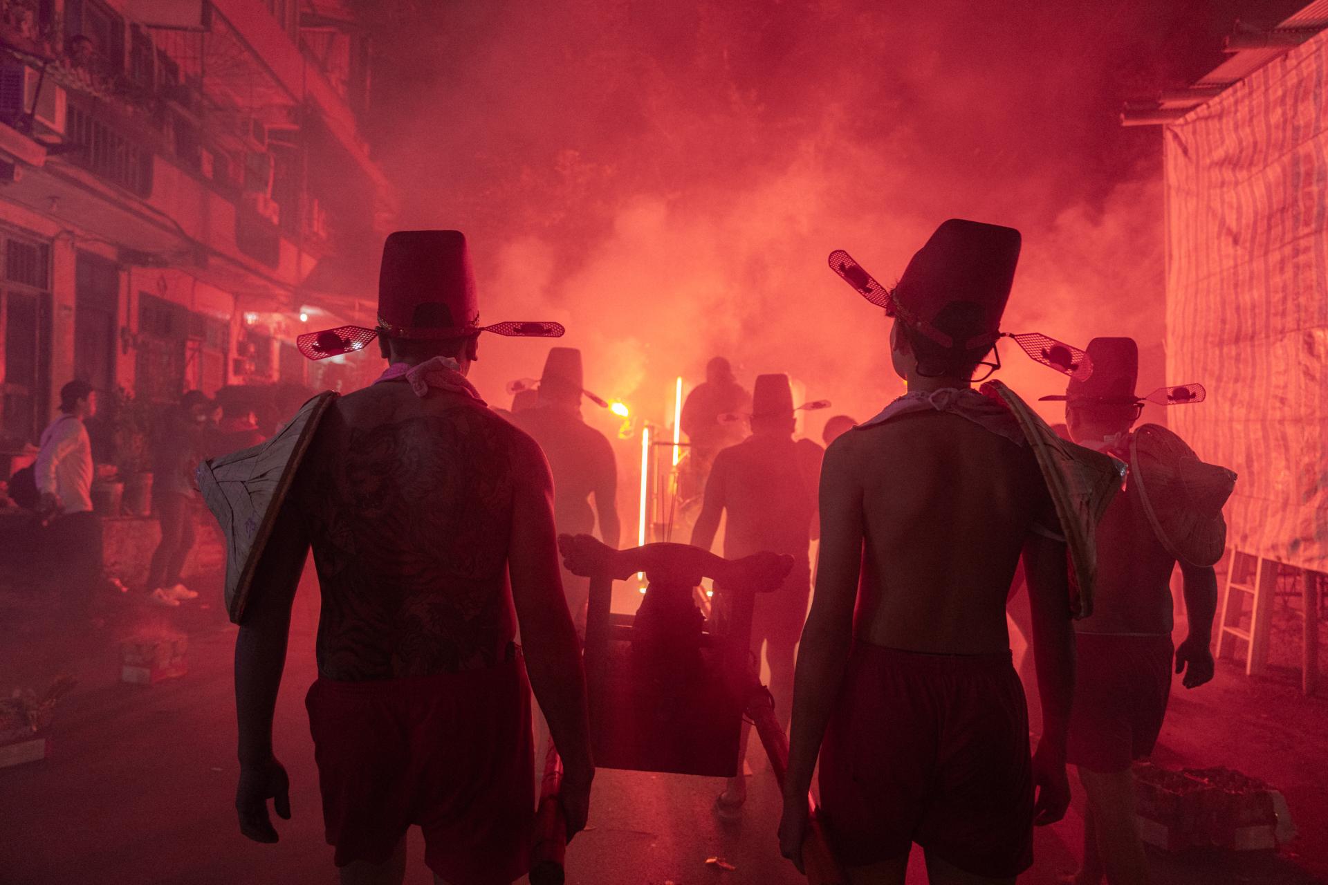 London Photography Awards Winner - The Crimson Baptism: Warriors of Shezidao