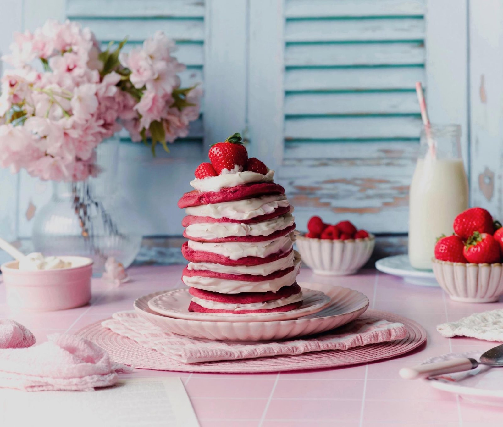 London Photography Awards Winner - Red Velvet Pancakes