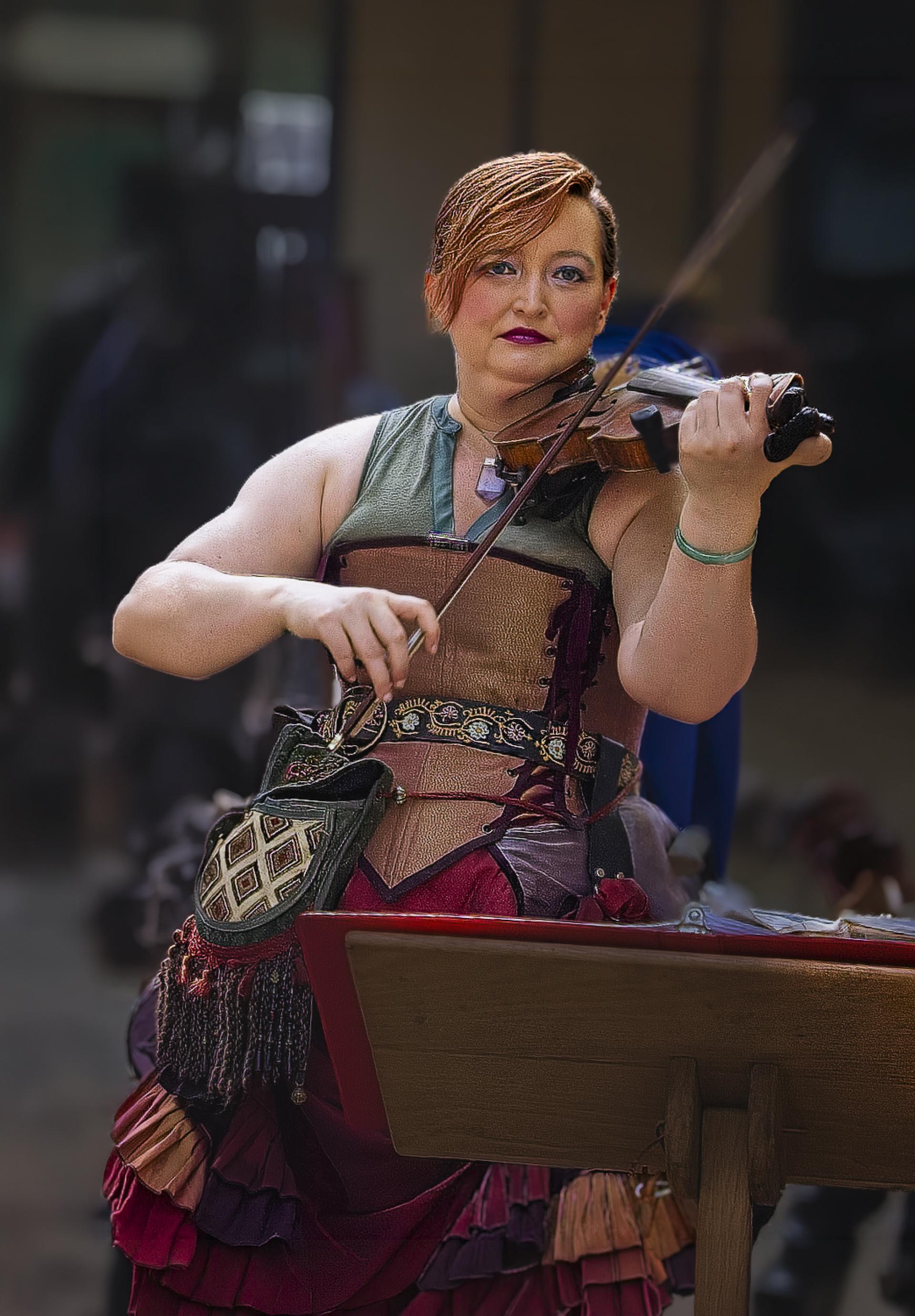 London Photography Awards Winner - Renaissance Fair Fiddler
